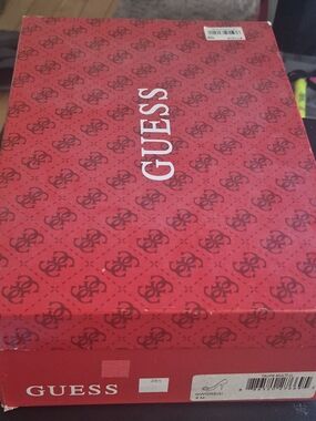 Guess Leopard-Print Flat with Gold Logo Plaque